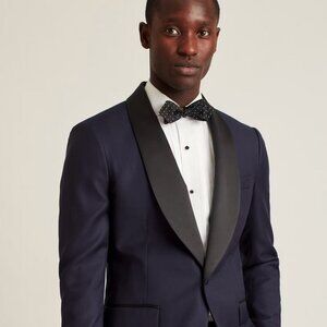 Bonobos Capstone Italian Tuxedo Jacket (38R Slim Fit) & Pants (32) in Navy EUC